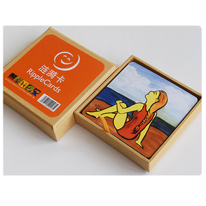 涟漪卡(橙) 正能量卡牌 积极心理卡片 心灵图卡投射卡团体辅助卡