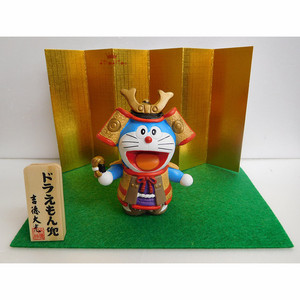 日本代购哆啦a梦机器猫可爱武士人形公仔人偶摆件装饰 阿里巴巴找货神器