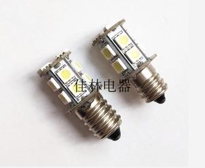 13灯珠LEDE12E14E17仪器电梯指示灯12V24W螺口LED灯泡红黄绿白光