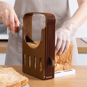 日本面包切片器吐司切割架面包机分片分割器烘焙用品切片切块工具