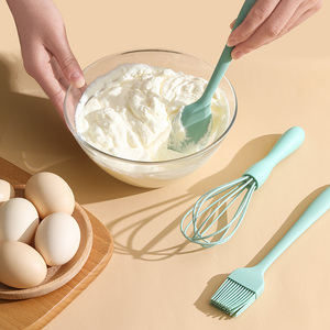 烘焙工具硅胶油刷子打蛋器奶油抹刀刮刀耐高温烧烤刷刮板刷酱刷子
