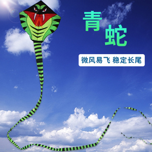 潍坊新款青蛇大蛇儿童风筝成人专用微风易飞大型高档长尾蛇风筝