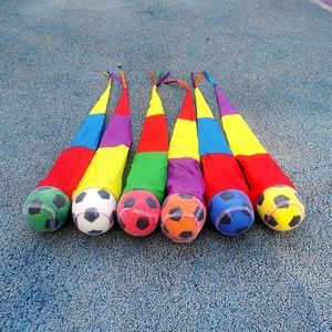 幼儿园流星球感统训练器材彩带风阻球软球儿童玩具户外投掷抛接球