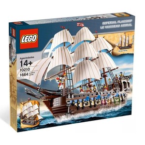 乐高LEGO帝国战舰10210积木加勒比海盗船系列拼装玩具
