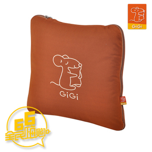 GIGI 汽车抱枕 车用护腰靠枕靠 大抱枕被子两用 空调被 四季 腰垫