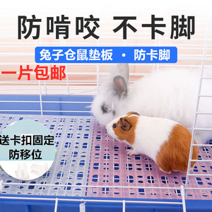 兔子仓鼠猫狗笼子脚垫底板漏粪板防潮防卡脚网格塑料垫板散热板