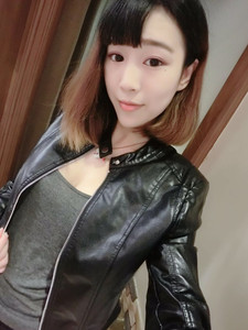 2019欧洲站新款欧美风机车皮衣女短款修身PU皮春秋冬夹克小外套