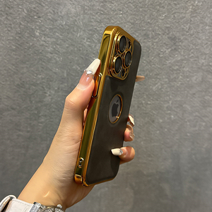 得乐适用苹果15手机壳电镀贴皮自带镜头膜iphone15promax全包14pro防尘网13防摔12高级感11硬壳pc创意