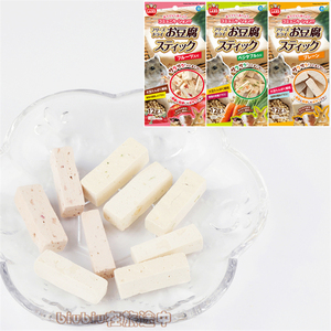 日本Marukan马卡冻干豆腐仓鼠零食点心条补充高蛋白营养水果蔬菜