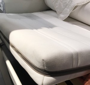宜家 马弗斯 泡沫床垫海绵床垫单人床垫双人床垫防螨成人白色硬型