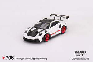[匠心]MINI GT 1:64 #706 Porsche 911 992 GT3 RS 合金汽车模型