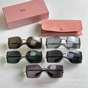 高版本缪缪同款小红书墨镜2013新款女士方形太阳镜mu54ys眼镜