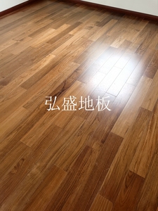 二手实木复合地板  大自然品牌 缅甸柚木贴皮 1.5厚98新 性价比高