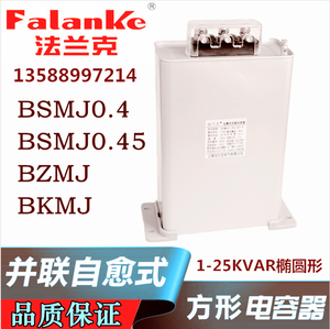 上海法兰克自愈式电力电容器BSMJ0.45-30-3
