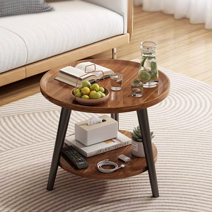 卓禾(家具)茶几小桌子家用沙发边几创意卧室床头小圆桌阳台茶桌