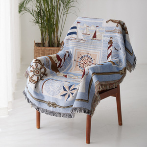 北欧ins美式沙发毯地中海沙发巾盖布四季沙发垫套床毯休闲盖毯子