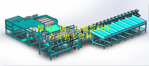 水果分选清洗装置生产线分拣机3D图纸SolidWorks格式模型【228】