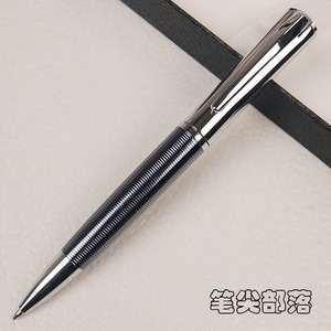 外贸单高档金属圆珠笔原子笔滚珠笔旋转出芯G2规格中油性笔芯黑色