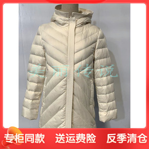 2023新款凯慕狮羽绒服女时尚连帽轻薄保暖短款秋冬外套 KMS163608