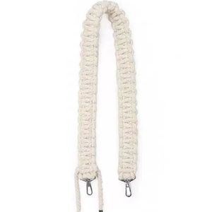 包带编织替换带斜挎通用个性细款双扣包包带手编棉绳单肩包带