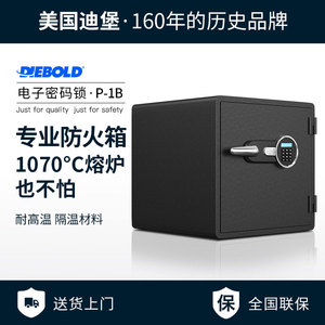 Diebold迪堡 专业防火保险柜家用小型防水防盗入墙抽屉式大型保险箱床头柜办公室密码防火箱全钢加厚重 P-1B