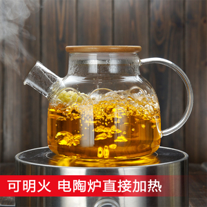 防爆耐高温玻璃冷水壶大容量凉水壶果汁凉杯茶壶家用瓶耐热凉水杯