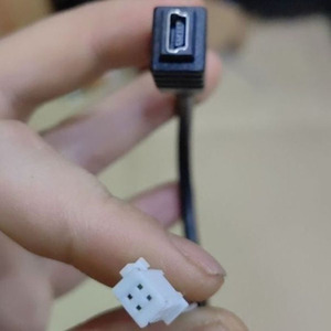 安卓大屏机导航4针USB转接原车mini USB母线束插头转接线尾线线束