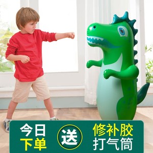 充气不倒翁玩具宝宝大号男女小孩儿童婴儿拳击恐龙益智玩具0-12岁