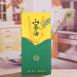 山茶油包装盒野生茶籽油礼品盒核桃油礼盒食用植物油包装礼盒设计