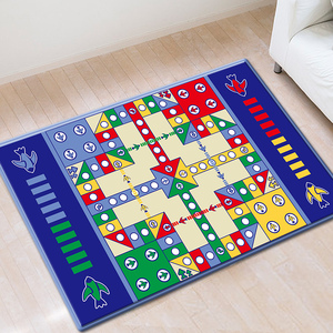 华婴地毯飞行棋儿童超大号双面跳跳棋强手棋成人游戏棋类益智玩具