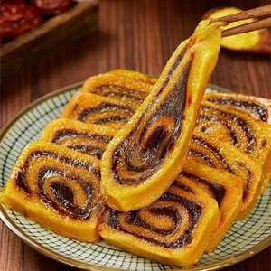 山西特产大黄米面年糕黍米无核黄米枣糕手工黏糕糯米切糕现做粘糕