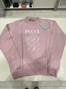 【优意汇意购】Pucci 04.15 粉色logo毛衣