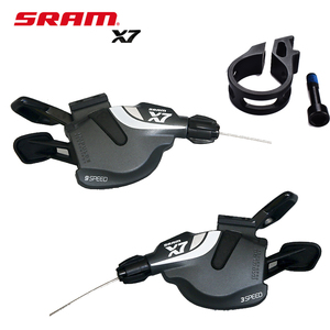 SRAM 速联X7 X9指拨单左3速 右9速分体指拨2X9速3X10速变速器配件