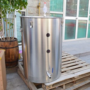 304不锈钢发酵罐 酿酒桶家庭自酿葡萄酒发酵桶 密封容器带阀门