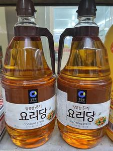韩国进口清净园红糖稀 料理糖浆玉米2.45Kg泡菜料理拌菜烘焙原料