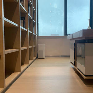香港工程同款栎木柞木橡木浅色白漆多层三层E0级实木复合地板现代