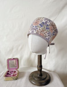 【莫兰迪花花】手术室帽子优雅清新紫色女生棉麻醉口腔护理工作帽