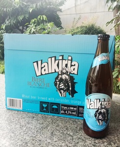 波兰进口女武神Valkiria精酿比利时风味果味小麦白啤酒500ml*15瓶