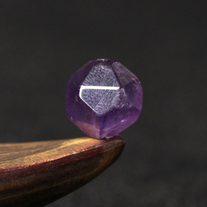 天然紫水晶刻面钻石切面散珠DIY手工串珠手链项链配件饰品不规则