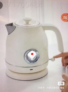 圈厨 复古电热水壶家用泡茶不锈钢电热一体烧水壶
