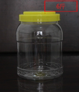 蜂蜜瓶内盖塑料瓶1 2 3 4 5 6 8 10斤透明瓶子蜂具加厚密封罐防漏