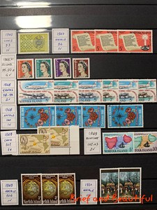 诺福克群岛 新票37枚 小型张小全张2枚 1967年 邮票