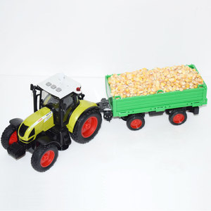 农场拖拉机玩具车套装仿真收割机儿童男孩工程车运输拖车大号卡车