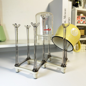 奶瓶沥水架家用可折叠收纳厨房婴儿杯子架子杯具盘子创新杯架