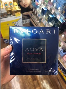 日本代购 宝格丽aqva碧蓝/海蓝/滨蓝/活力海洋水能量男士淡香水