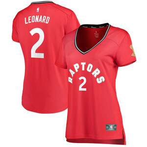 猛龙Fanatics2019NBA总冠军奖杯标志伦纳德Replica球迷版女款球衣
