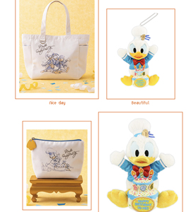 东京迪士尼鸭鸭收纳零钱包 托特包 唐老鸭生日玩偶毛绒玩具 挂件