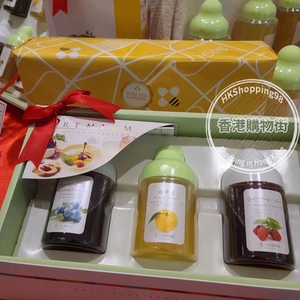 香港代购日本杉养蜂园果味蜂蜜礼盒蓝莓柚子芒果紅桑子滋补包邮