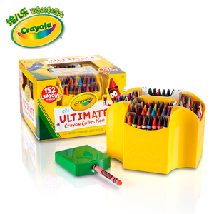 美国Crayola绘儿乐152色彩色蜡笔伸缩塔套装儿童蜡笔礼盒 52-0030