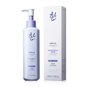 韩婵乳酸菌氨基酸洁面乳200ml 温和无刺激深层清洁黑头毛孔洗面奶